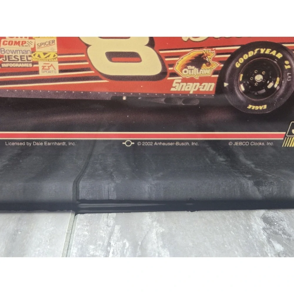 Jebco Dale Earnhardt Jr #8 Budweiser Monte Carlo Commemorative Wall Clock Ltd Ed